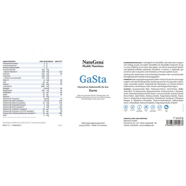 NatuGena® GaSta 548g