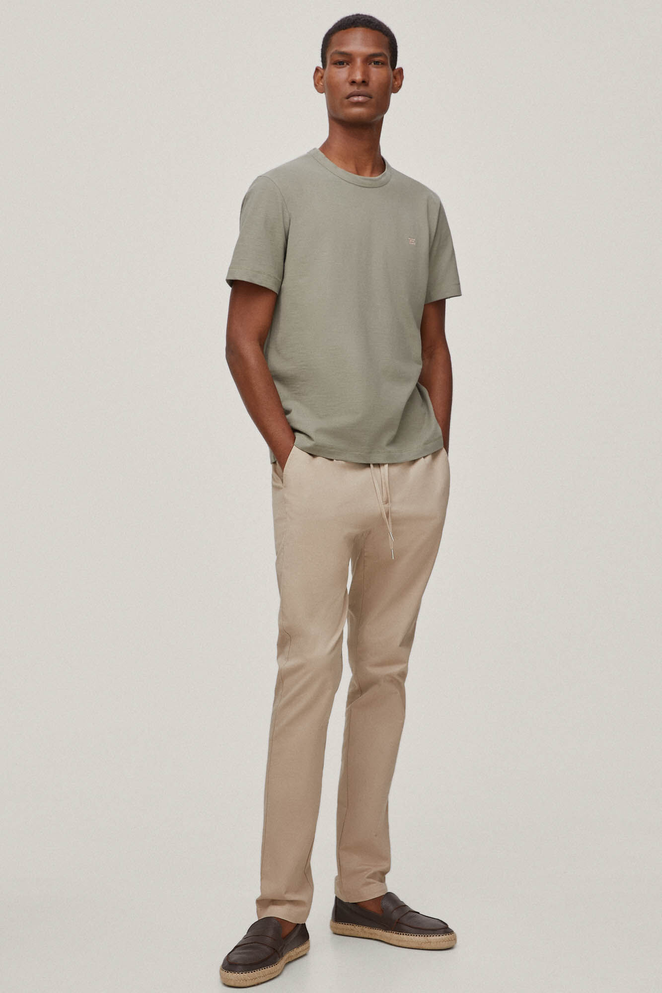 Camiseta piqué texturizada - Verde