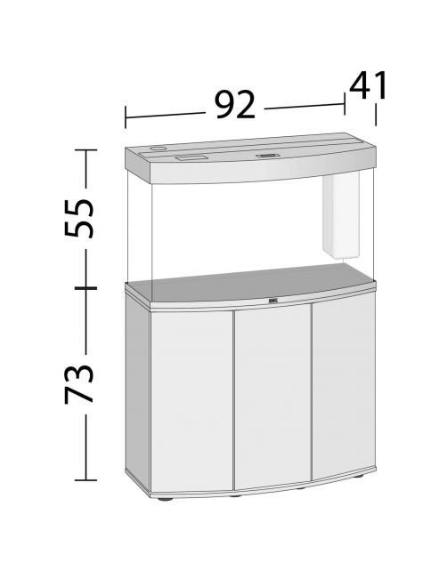 Juwel Aquarium Vision 180 Led 92x41x55 cm - Aquaria