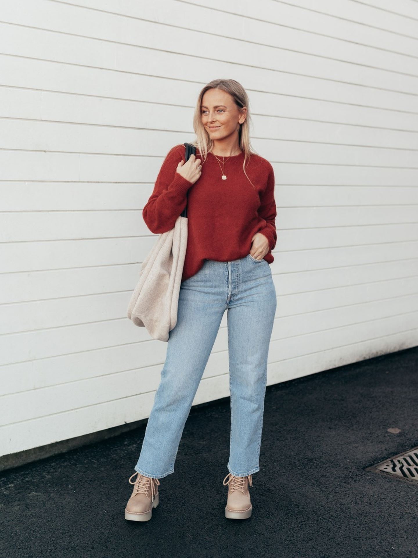 Femme Mohair O-Neck Pullover