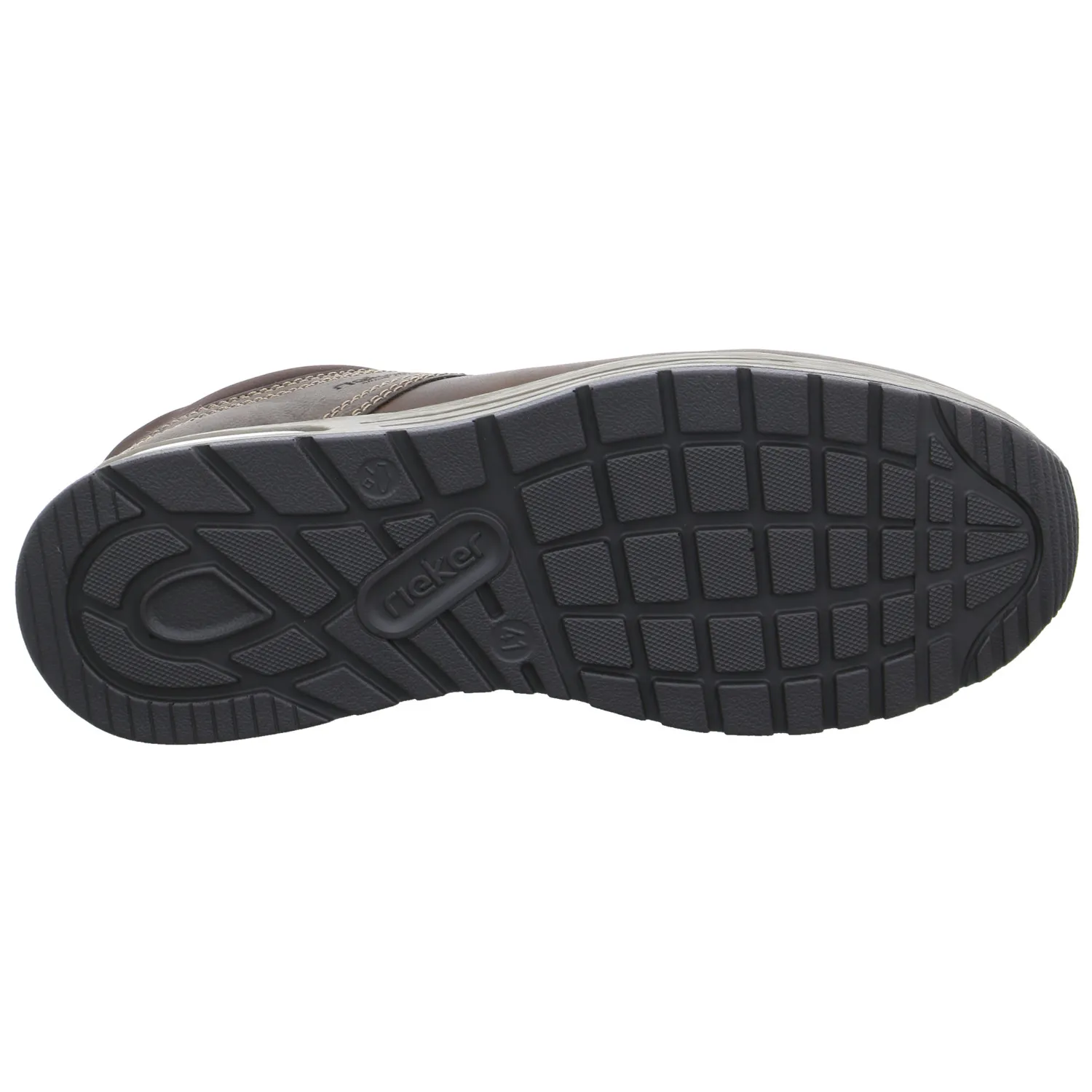 RIEKER Halbschuhe Sneaker Braun Lederimitat