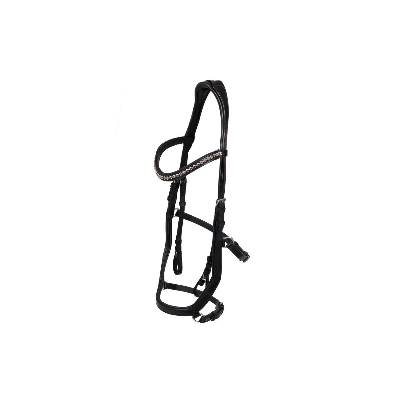 Hans Melzer Horse Equipment Hans Melzer Trense Tokio schwarz/silber WB (Warmblut)