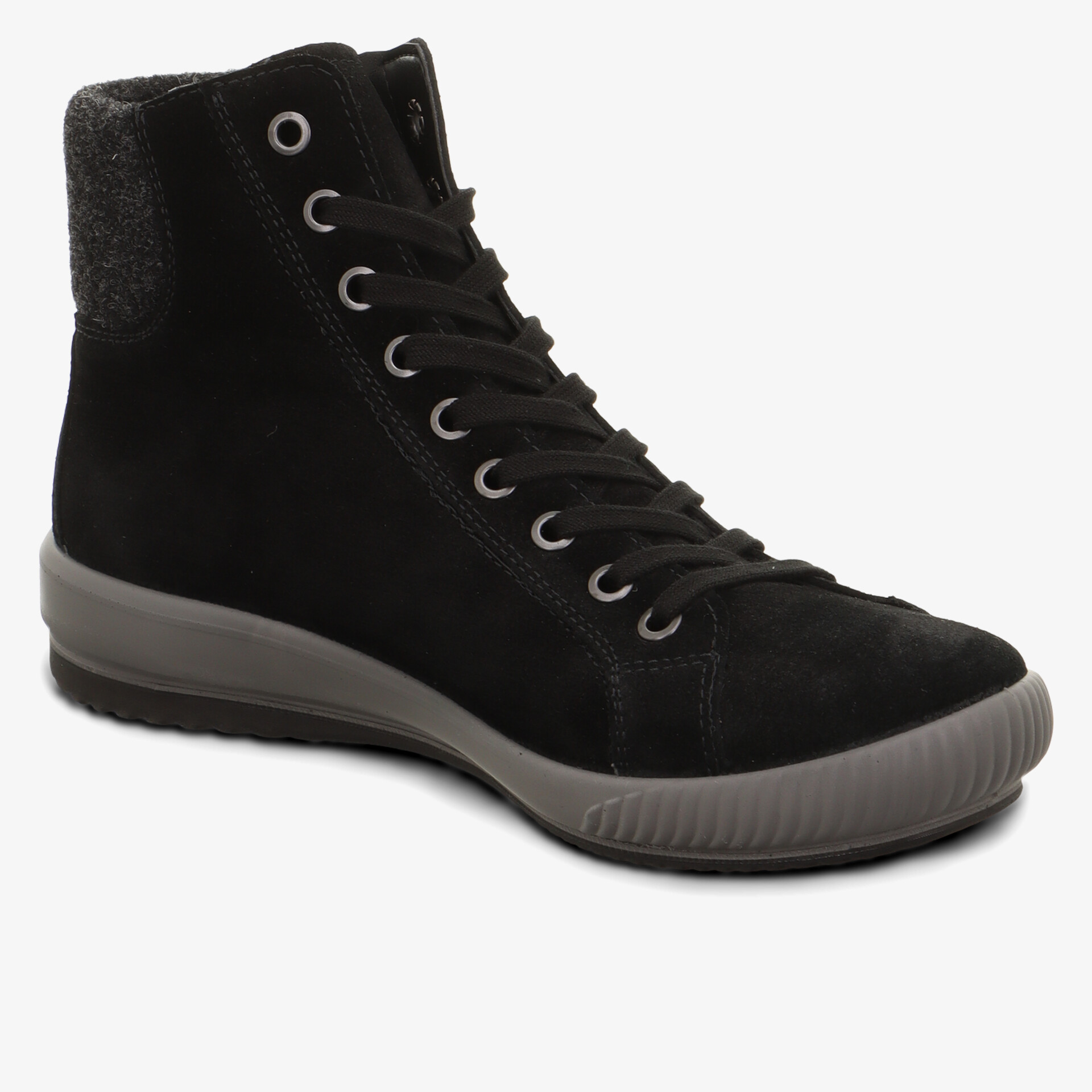 legero Damen Schnürstiefeletten schwarz