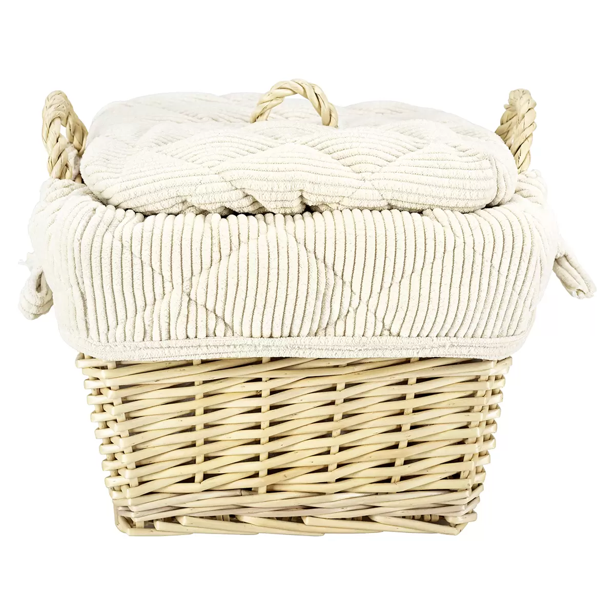 Brot- & Kartoffelkorb Manchester natur,weiss