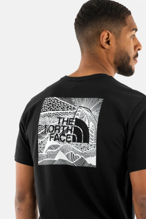 Tee shirt the north face redbox celebration jk31 black