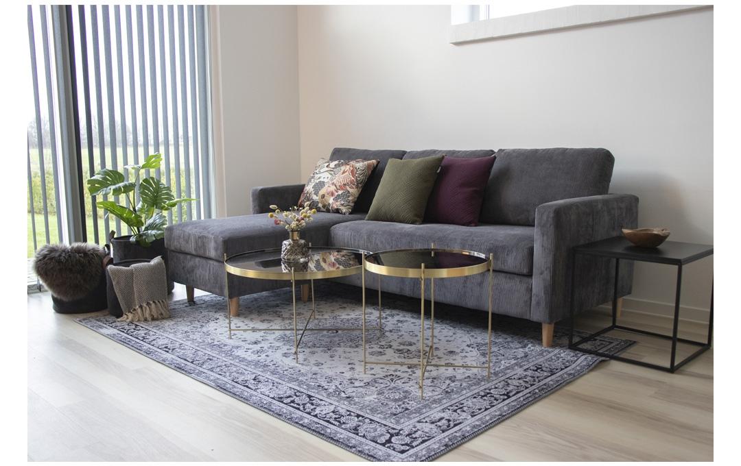 Beistelltisch Vita 45 x 45 cm, SchwarzQuadratischer Couchtisch