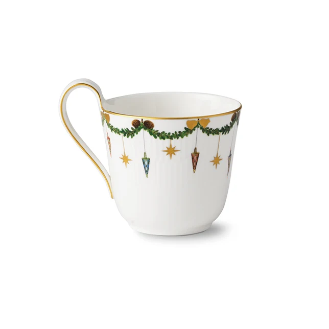 Royal Copenhagen  Stjerne Riflet højhankskop - 33 cl.