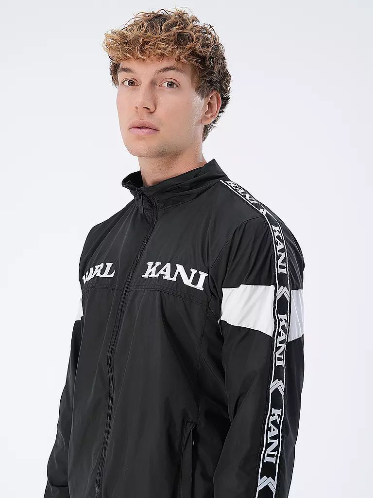 KARL KANI Sweatjacke schwarz