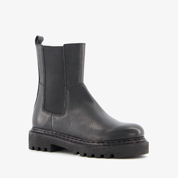 Groot leren meisjes chelsea boots