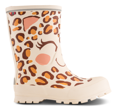 Viking Jolly Print Gummistøvle Beige 1-60020