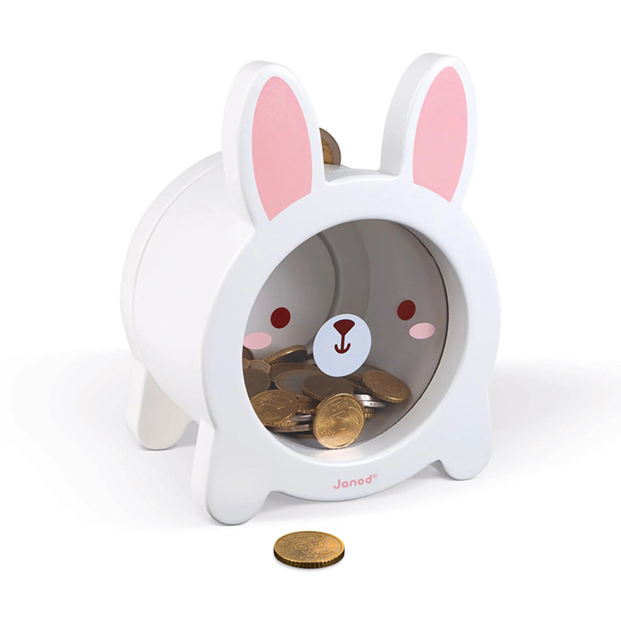 Janod Tirelire Lapin en Bois