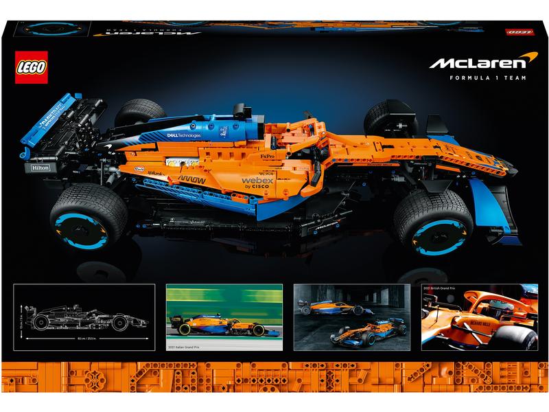 LEGO® Technic McLaren Formel 1 Rennwagen 42141 Eine detailgetreue Nachbildung des McLaren Flitzers