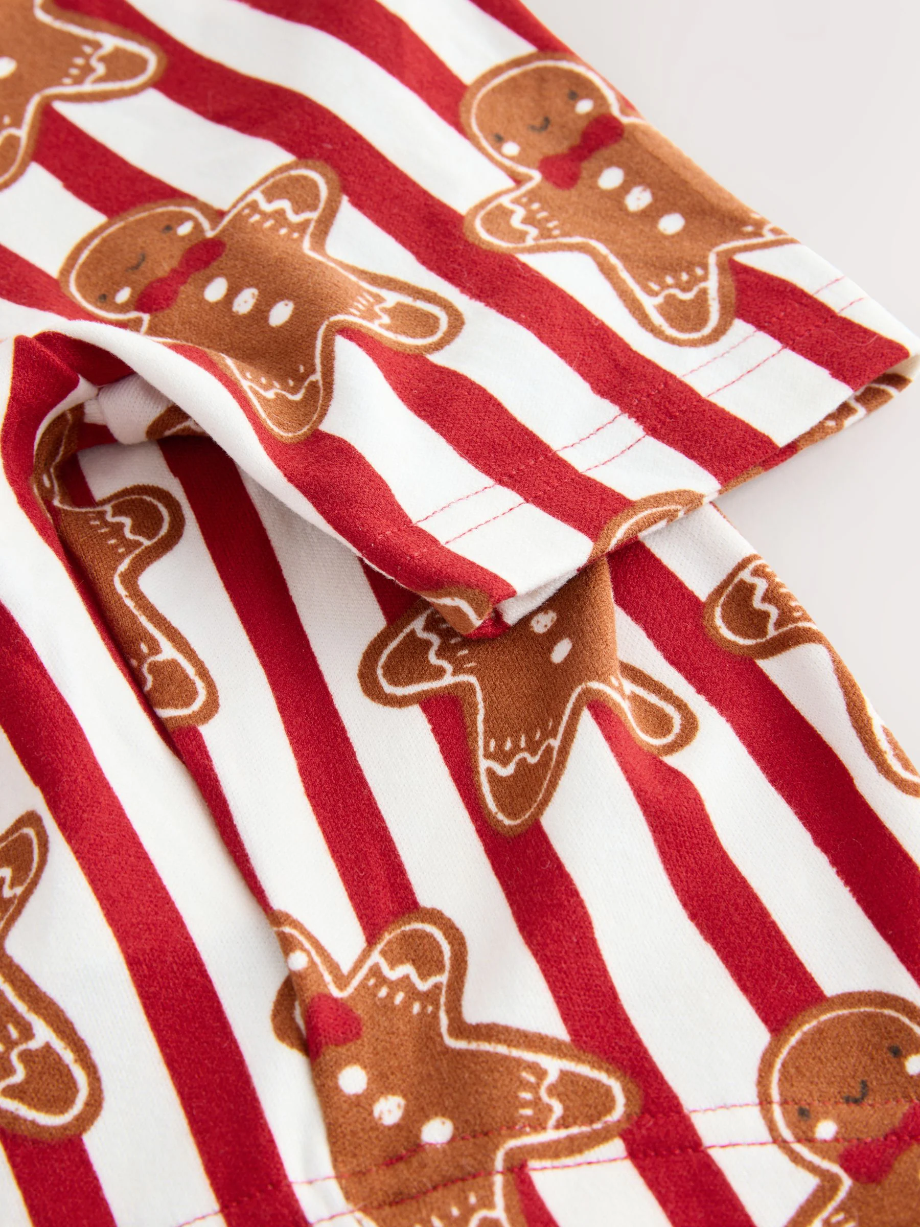 Rood met peperkoekenmannetje - Matching Family - Behaaglijke kerstpyjama voor huisdieren