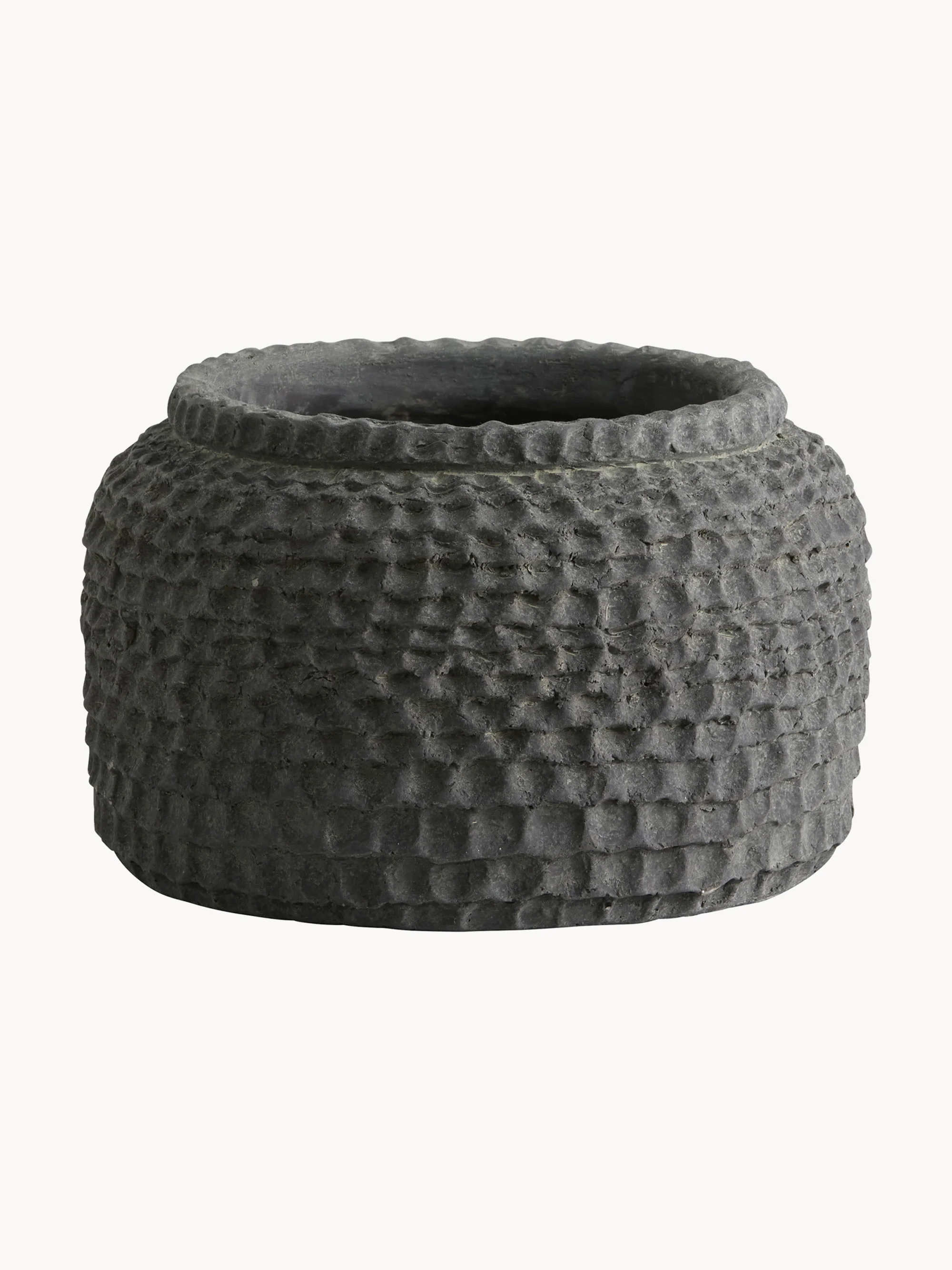 Handbeschilderde plantenpot Aoba van beton