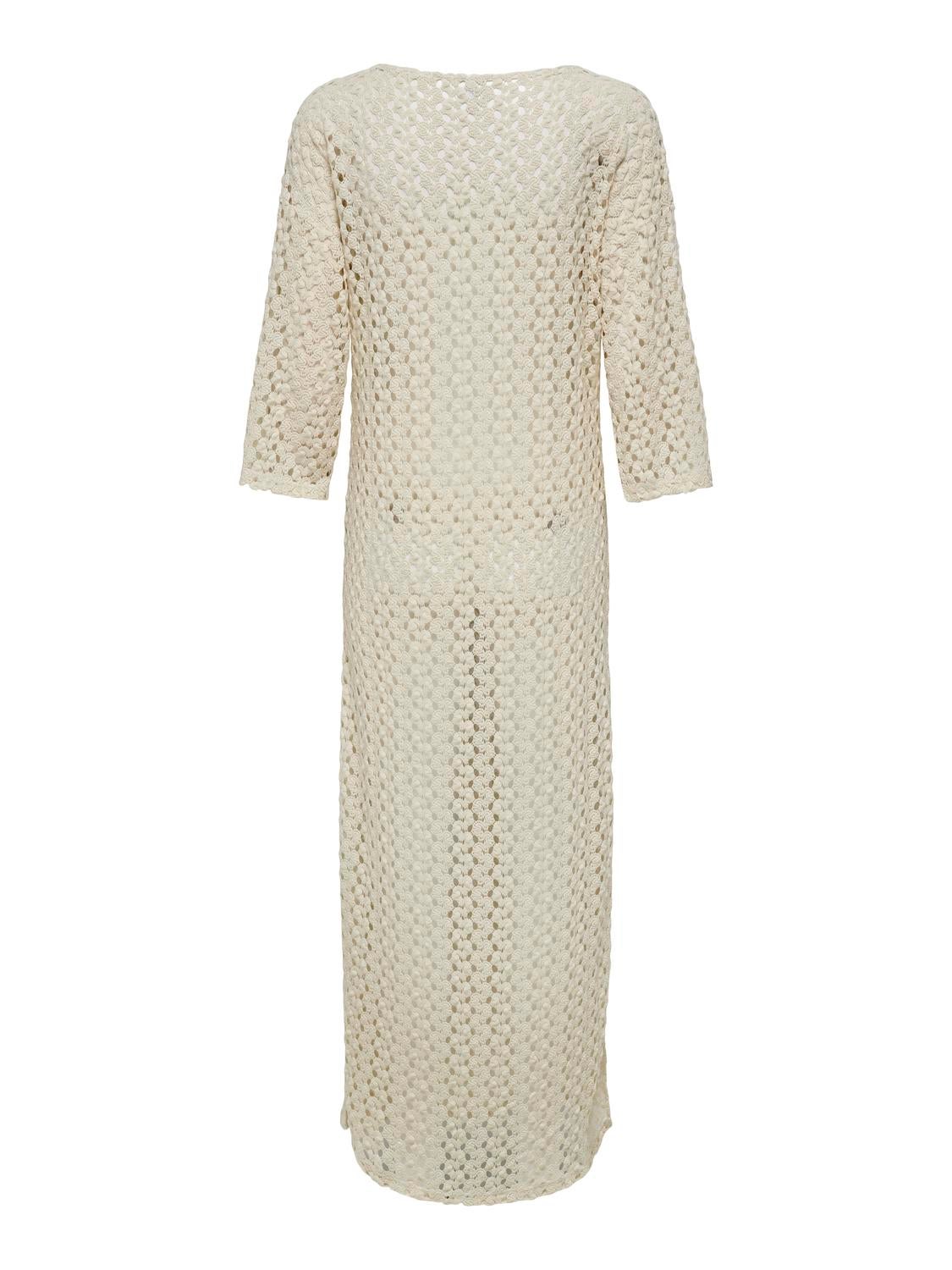 ONLLION Langes Kleid Ecru