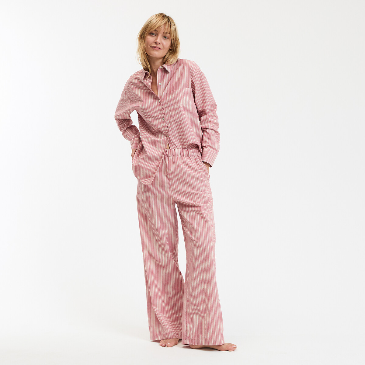 COLEÇÕES LA REDOUTE<br>Pijama Gestreepte em popeline