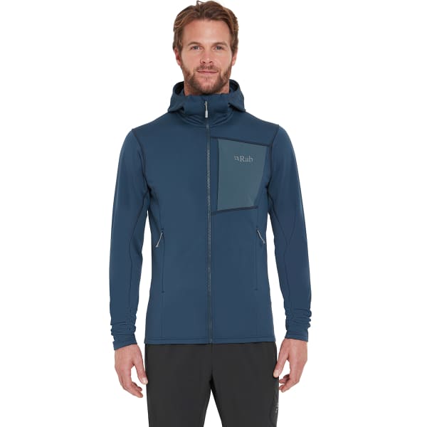 Veste polaire ski rando RAB SUPERFLUX HOODY TEMPEST BLUE
