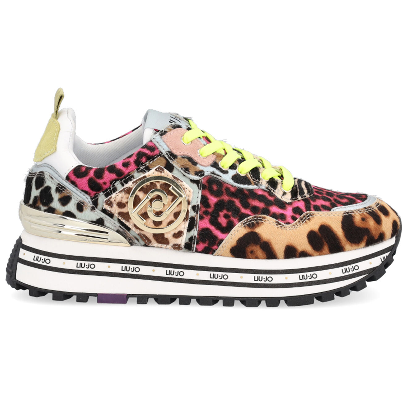 Liu-Jo Sneakers en Cuir Hesma léopard/multicolore