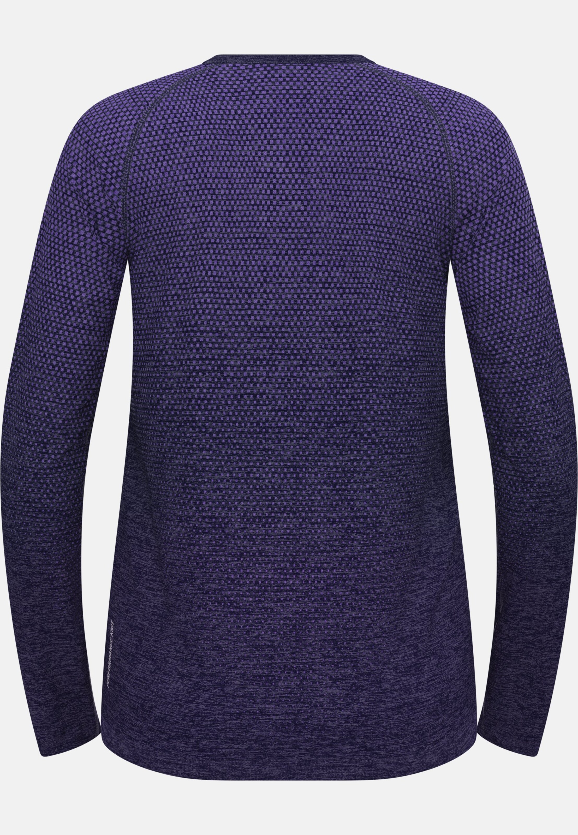 Essentials Seamless Langarm-Laufshirt in eclipse melange