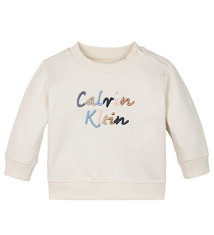 Calvin Klein Sweatset - Colour Logo - Tofu White