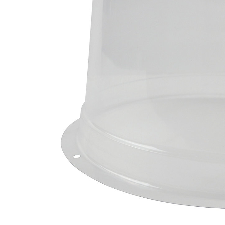 Cloche à salade petit modèle Verve en polyéthylène transparent Ø25,5 x H.20,5 cm