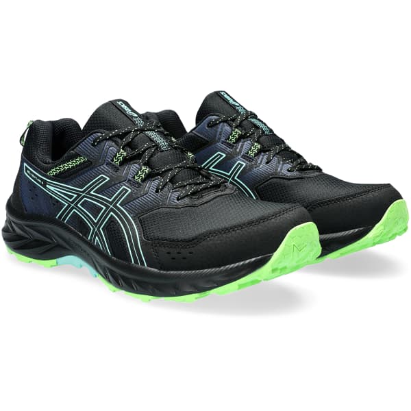 Chaussure trail ASICS GEL-VENTURE 9 BLACK/ILLUMINATE MINT