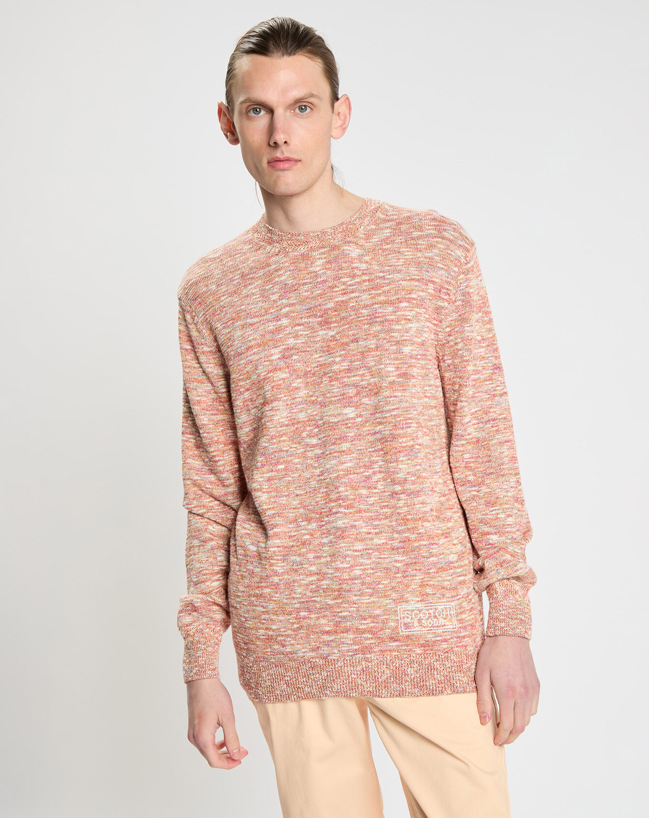 Scotch & Soda Pull Mouline rose