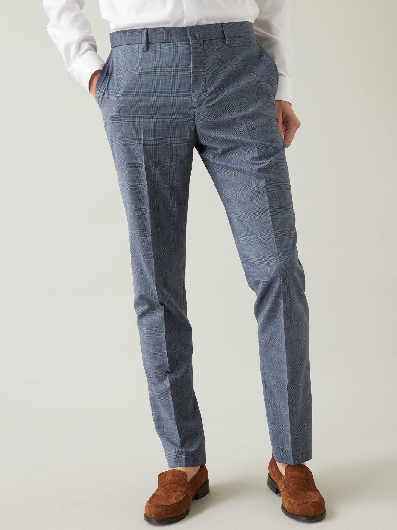 Pantalon homme carreaux Super 100's