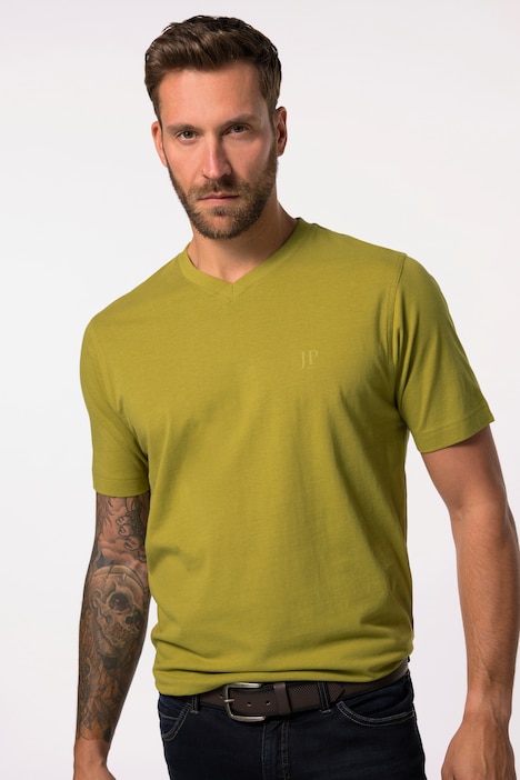 T-Shirts, Basic, 2er-Pack, V-Ausschnitt, Halbarm, bis 8 XL