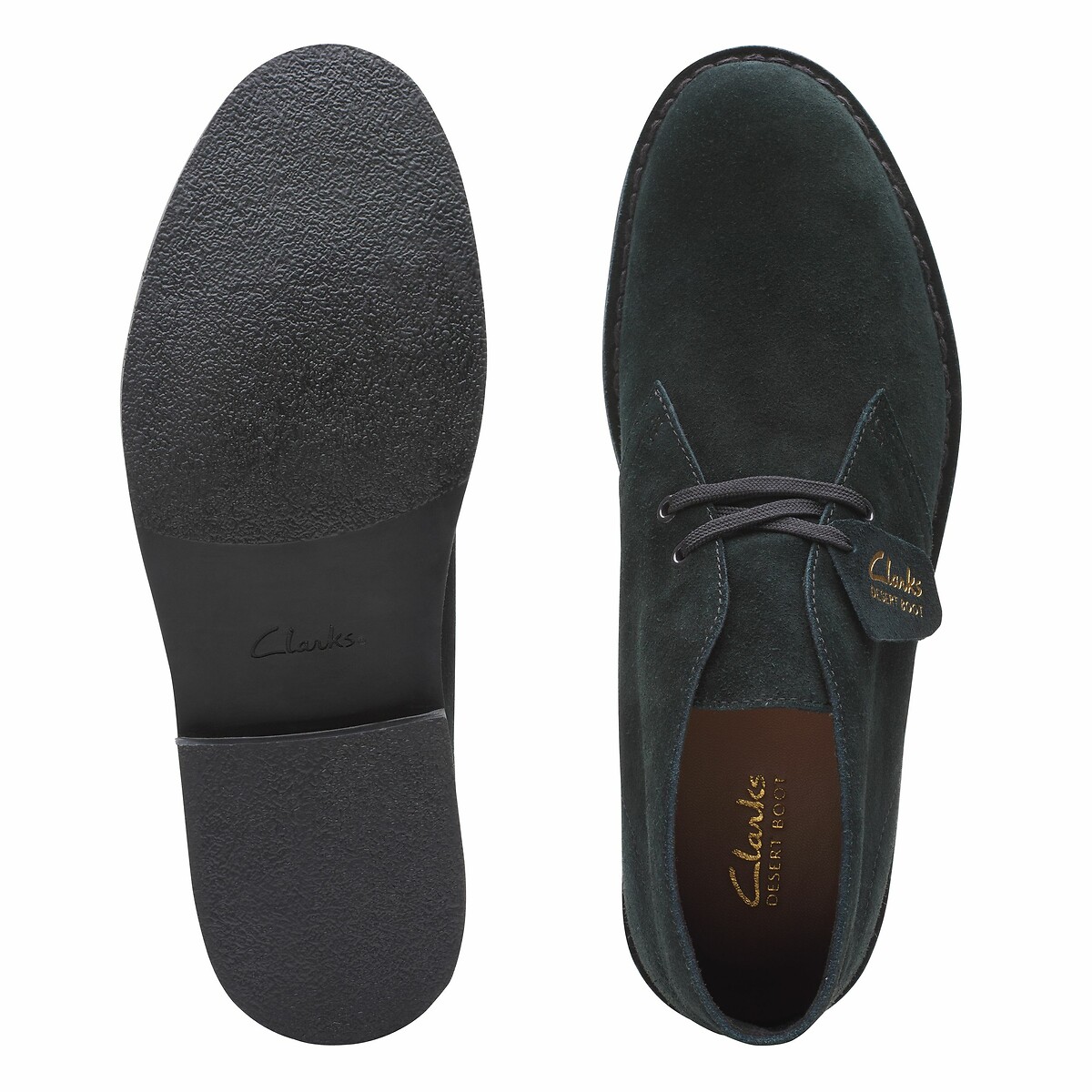 CLARKS<br>Botas Desert em camurça Evo