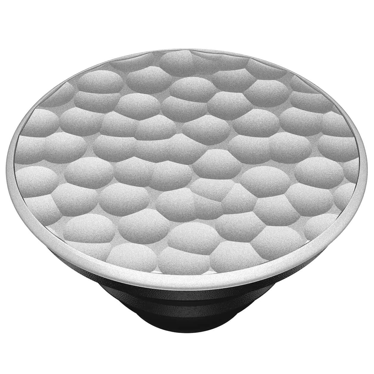 Popsockets grep til mobile enheter (hammered metal silver)