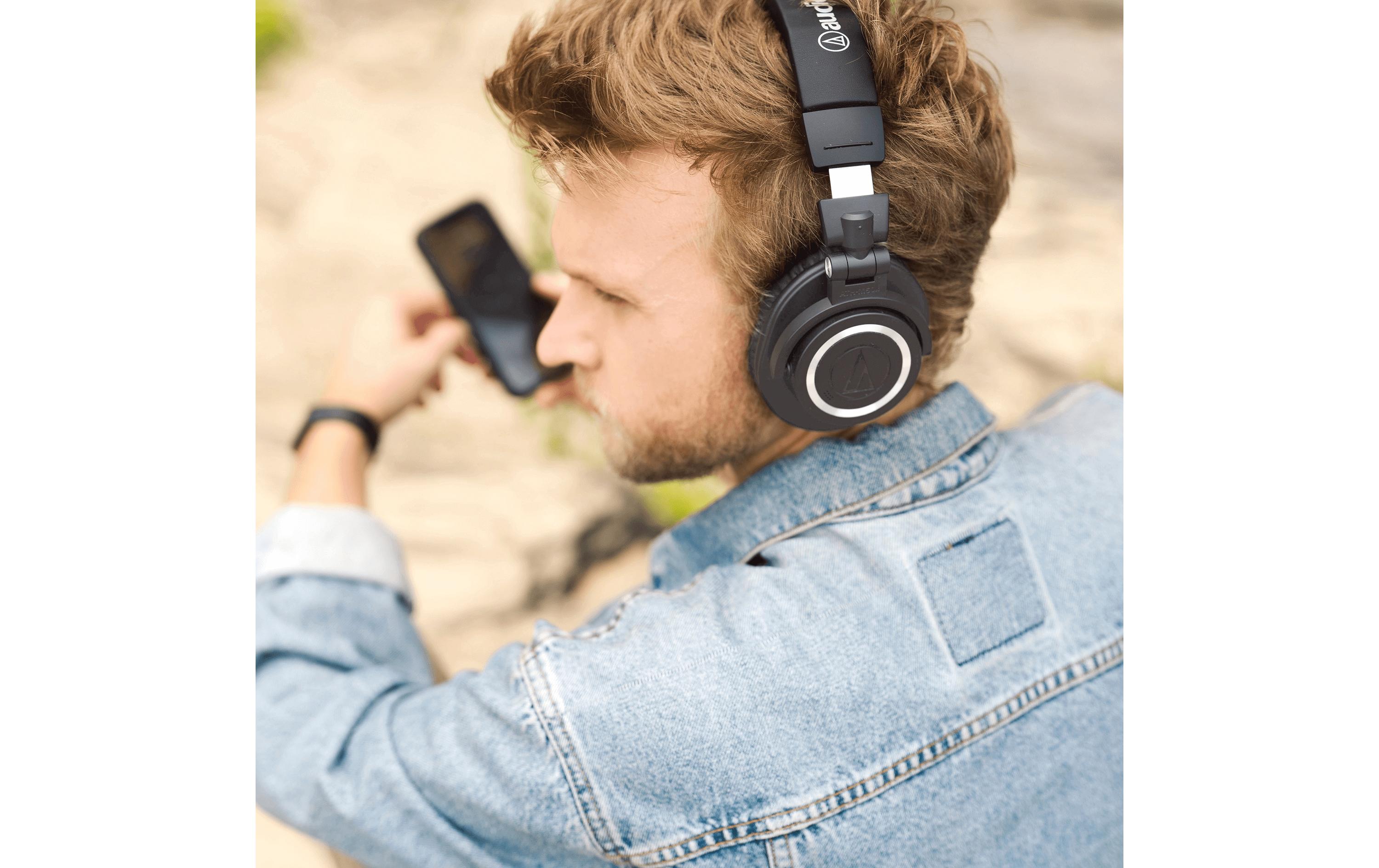 Over-Ear-Kopfhörer ATH-M50xBT2 Schwarz<br>Bluetooth Kopfhörer mit Hi-Fi-Audioqualität