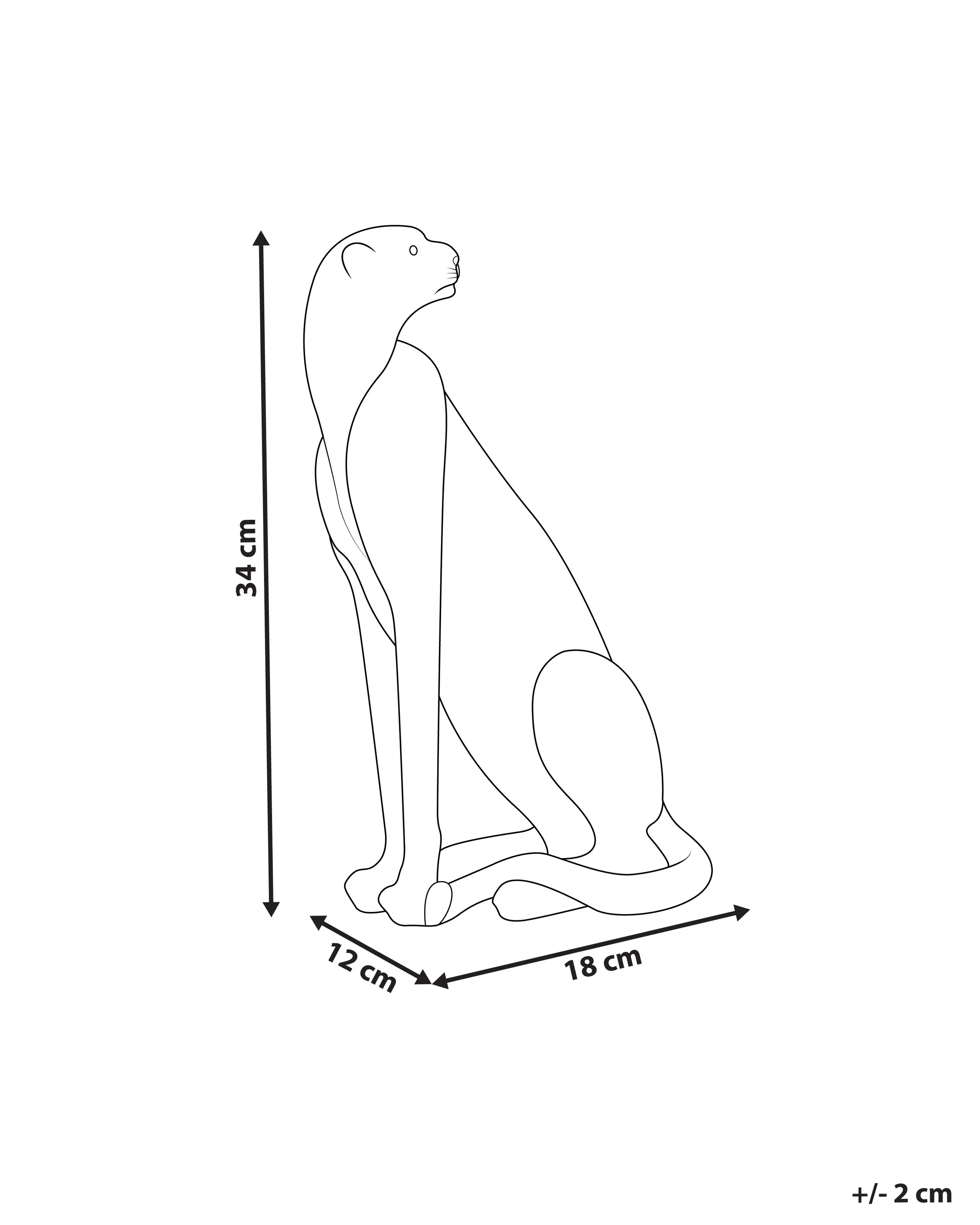 Figuur Jaguar BROYE Zwart