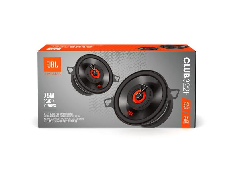 JBL Car 2-Weg Lautsprecher Paar Club 322F, 3.5
