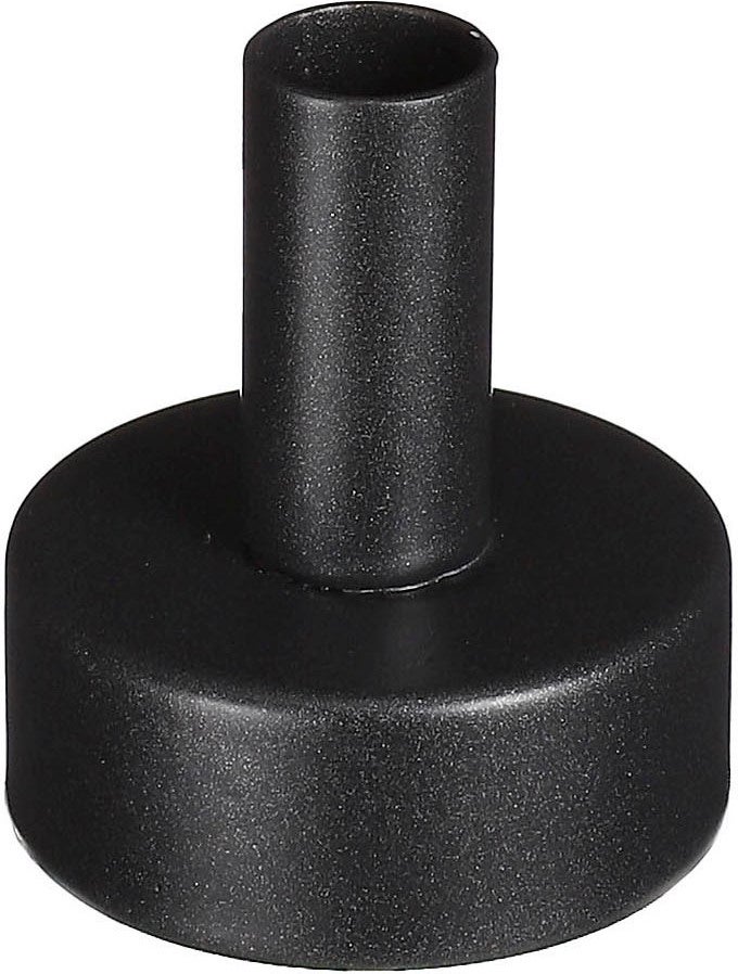 Mica Decorations kandelaar Stuco zwart D 4 H 5 cm