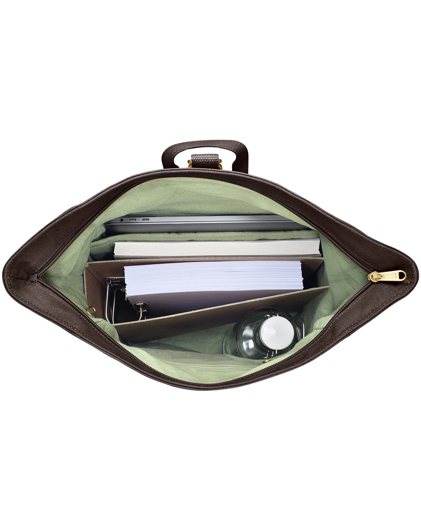 Fitz & Huxley Rolltop-Rucksack CONVEYOR 21l, vegan, grau