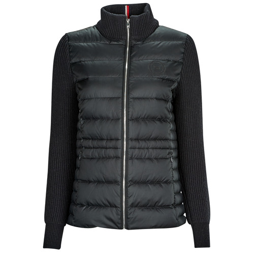Tommy Hilfiger - KNIT MIX DOWN JACKET - Noir