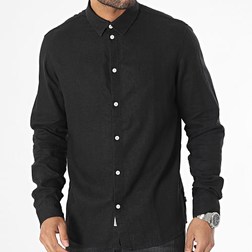 Chemise Manches Longues Enea Allan 21107646 Noir