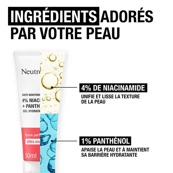 Gel facial hidratante e antiacne Neutrogena Anti-Imperfeições para pele com tendência acneica 50ml