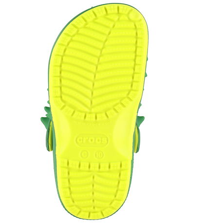 Crocs Sandalen - Classic Spikes Clog T - Säure/Green Efeu