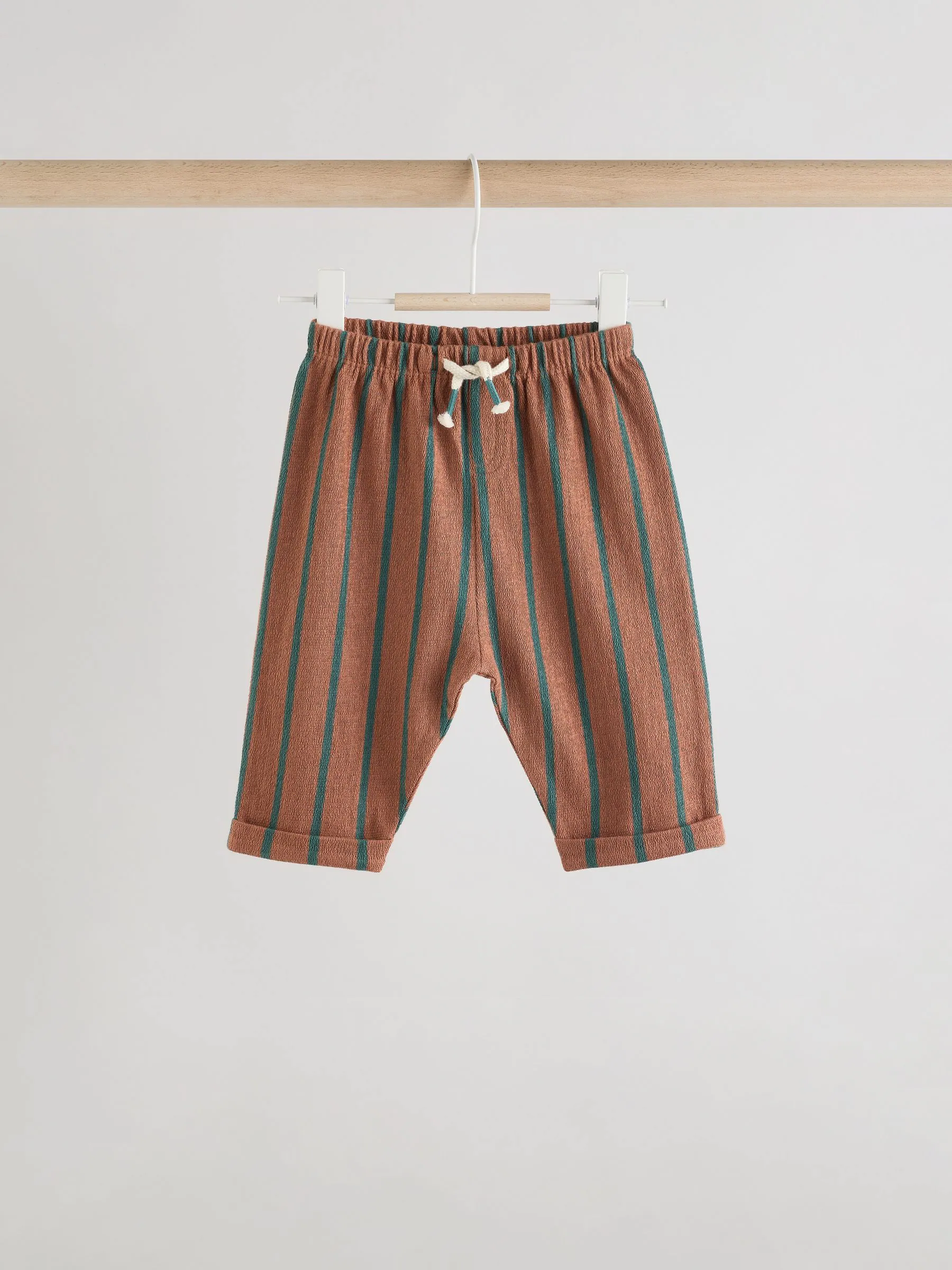 Mineraalkleurig - Set van 3 baby joggingbroeken met rechte pijpen (0mnd-2jr)