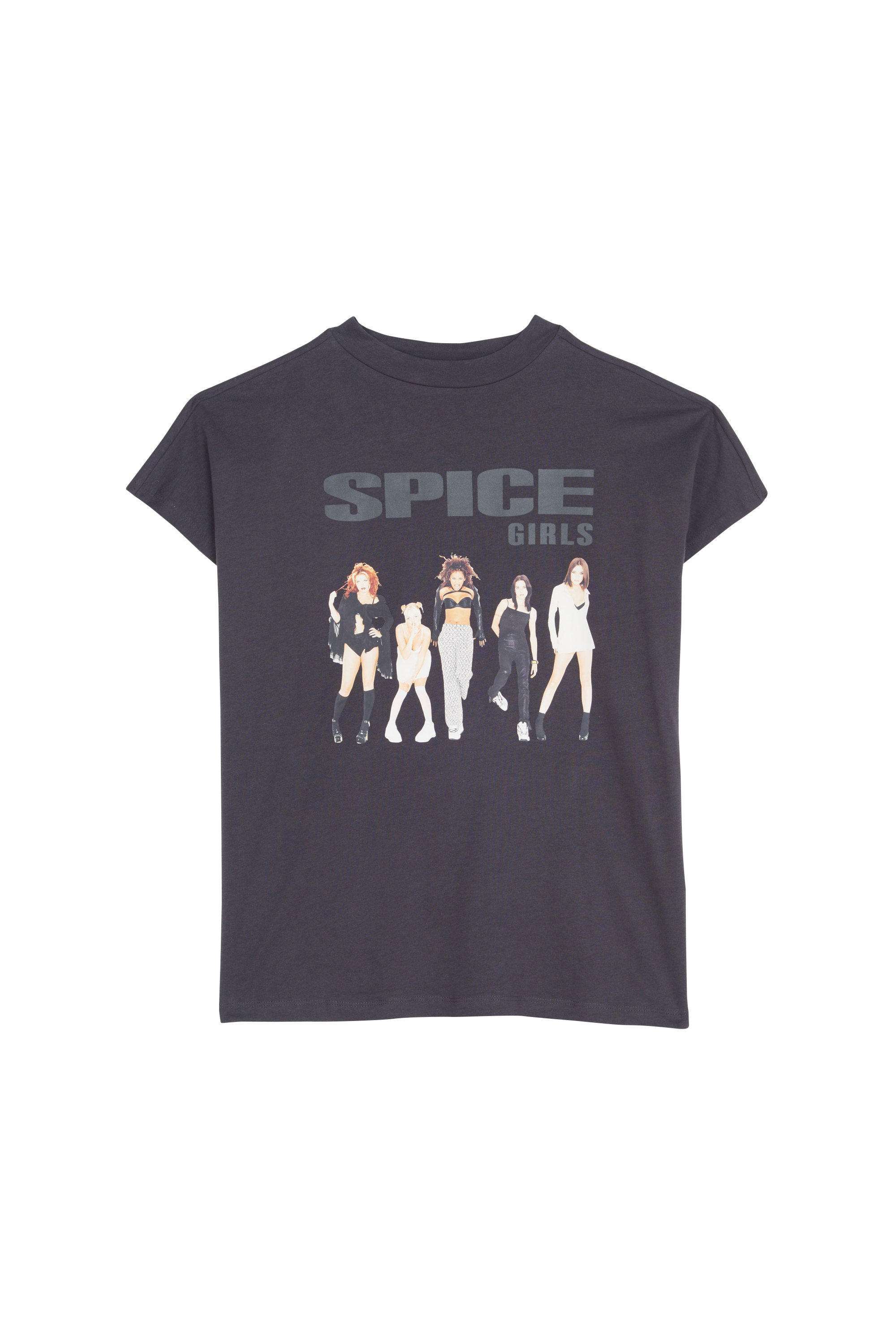 NOISY MAY T-shirt  NMHAILEY SPICE GIRLS S/S TOP LICENSE FWD Noir