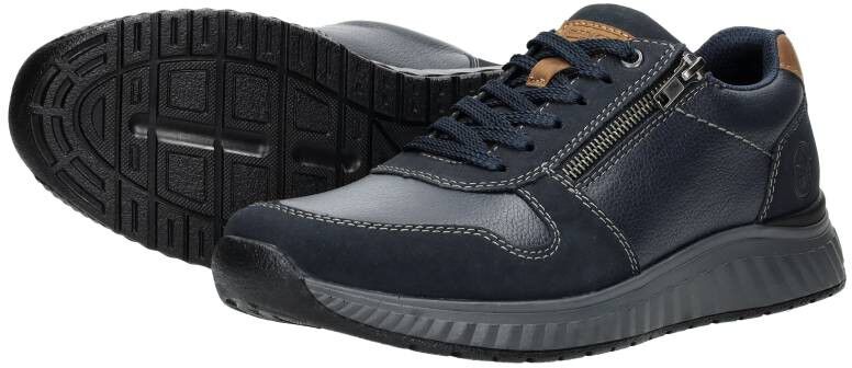 Rieker Veterschoenen Laag blauw