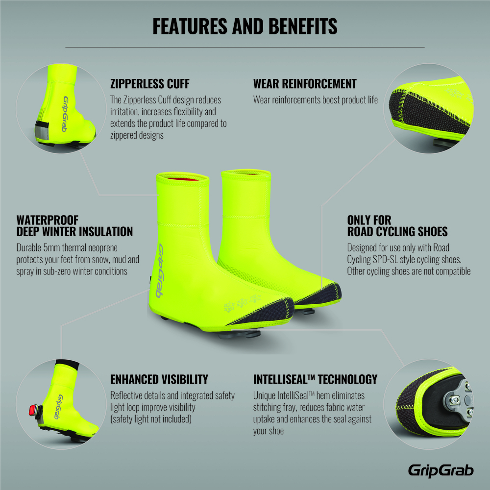GripGrab Arctic Hi-Vis skoovertræk