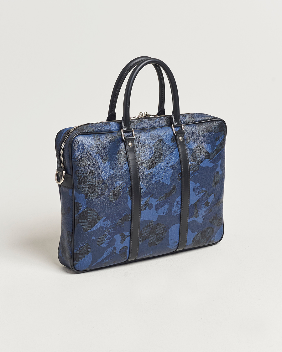 Louis Vuitton Pre-Owned Porte-Documents Voyage Briefcase Navy Blue
