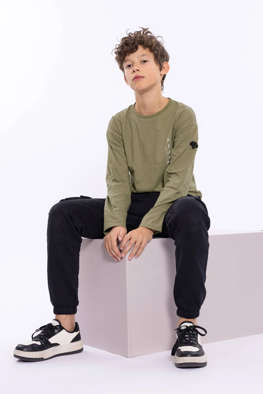 No Way Monday longsleeve groen