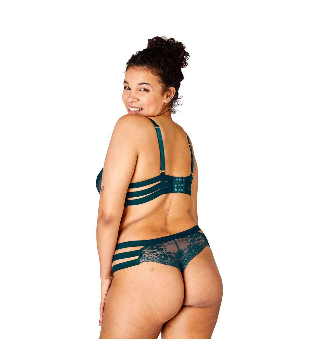 Soutien-gorge corbeille vert Tête à tête