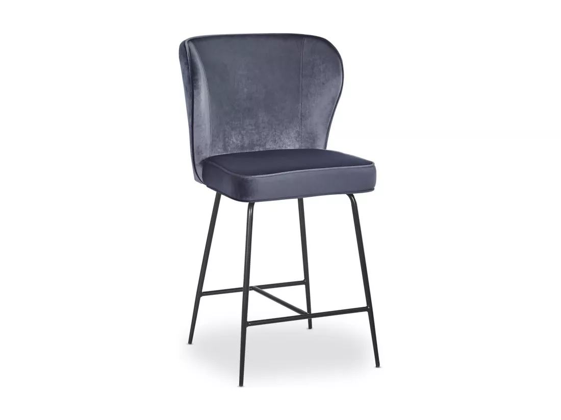 Chaise de Bar Velours Design 