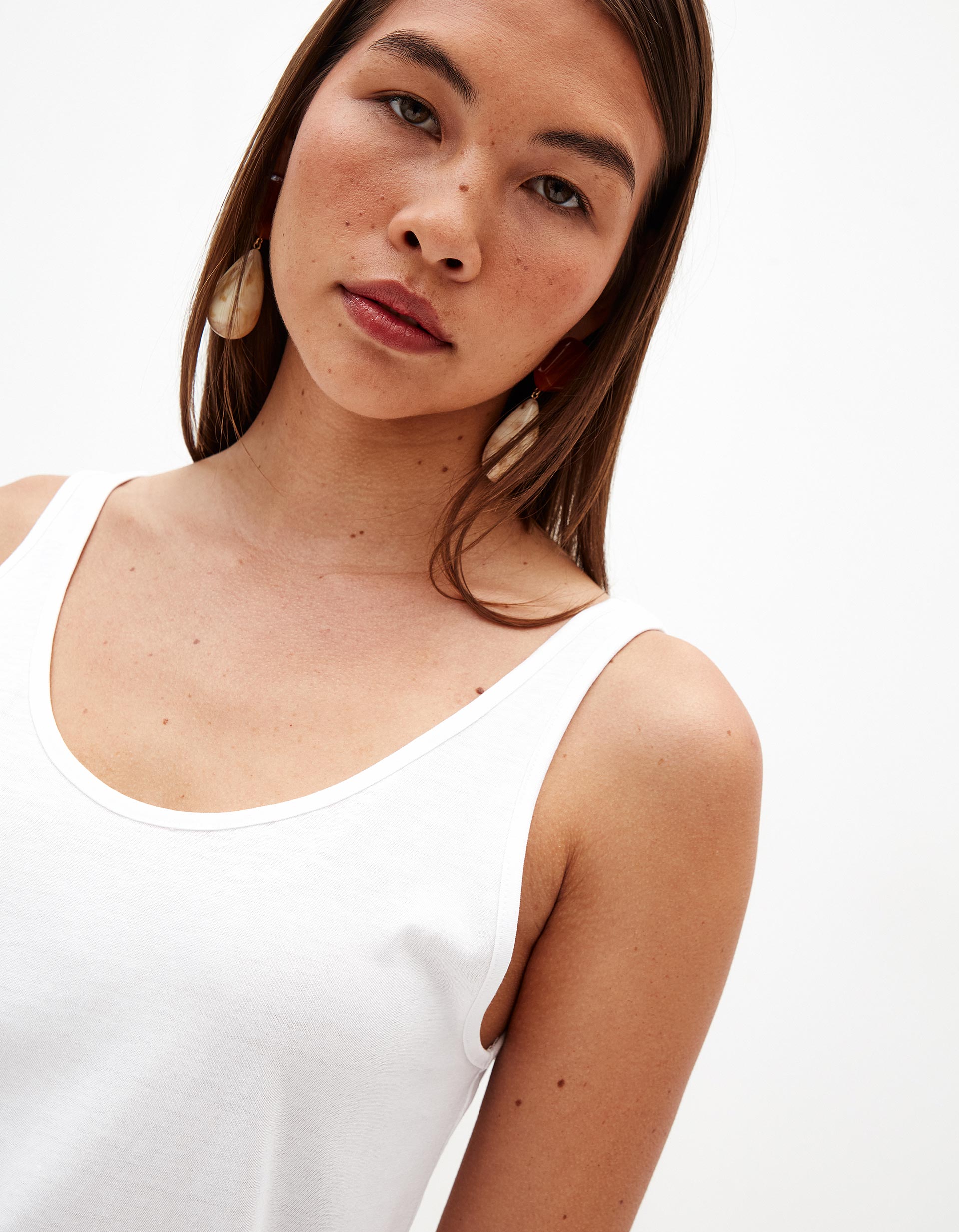Top Básico, Mulher, Branco