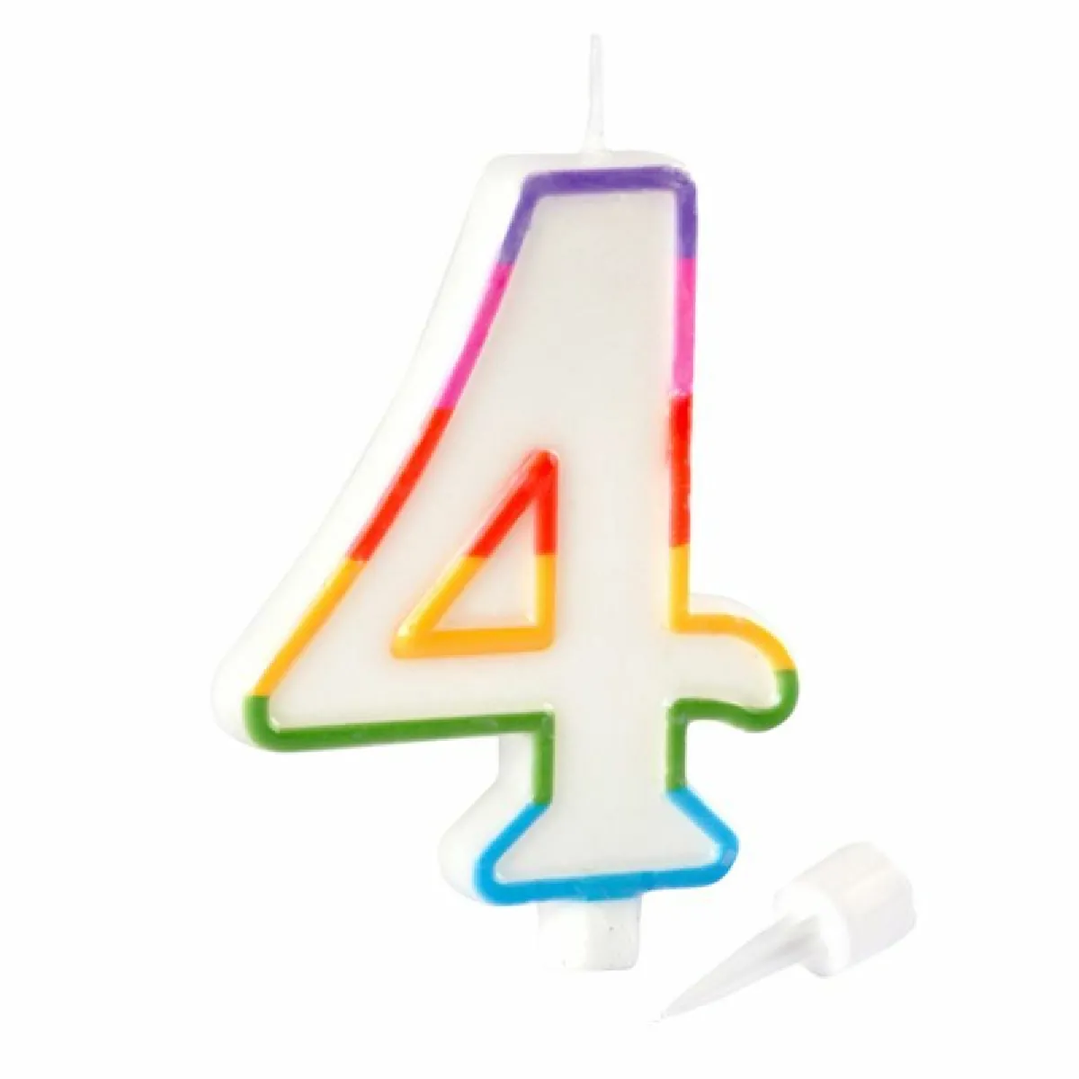 Paris Prix Bougie d'Anniversaire Chiffre 4